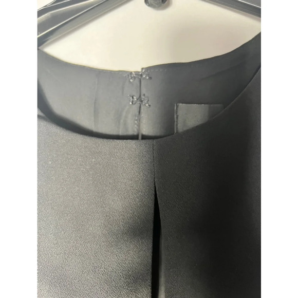 Adelyn Rae Wide-Leg Sleeveless‎ Keyhole Jumpsuit Small Black - Picture 8 of 11